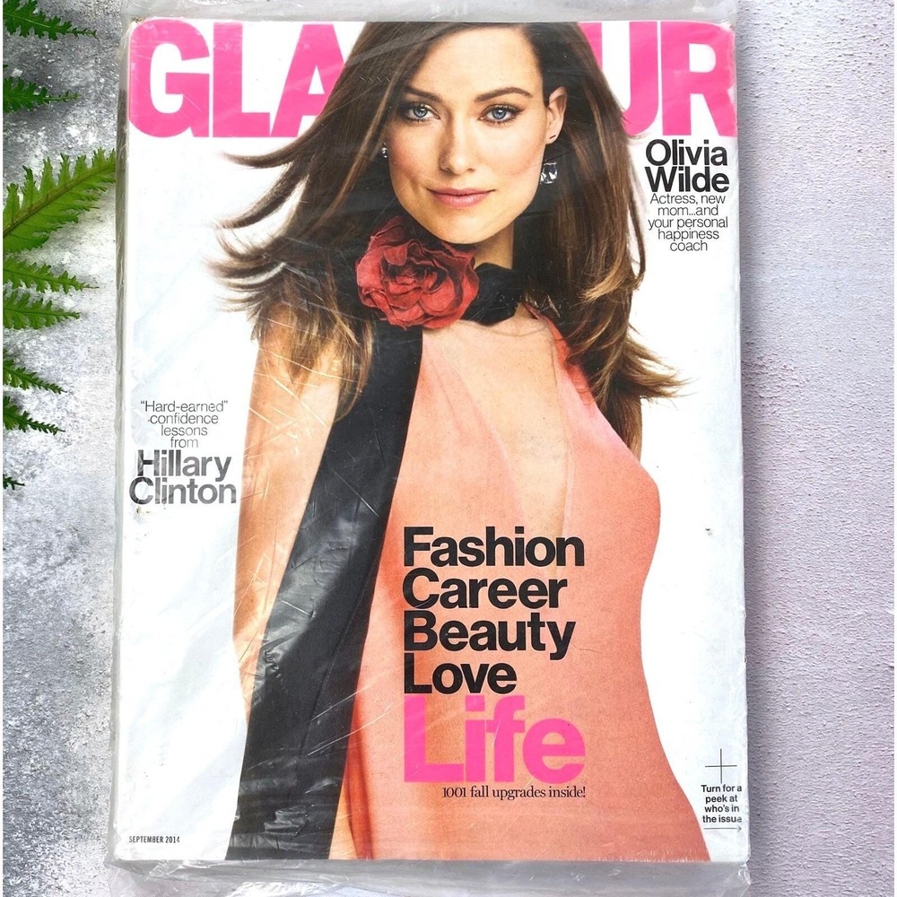 Glamour Magazine September 2014 Olivia Wilde Fall Fashion Issue 371 Pages